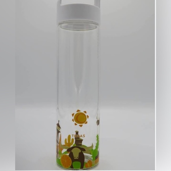 Starbucks Other - Glass Starbucks Collection 18.5 oz Water Bottle “Texas”